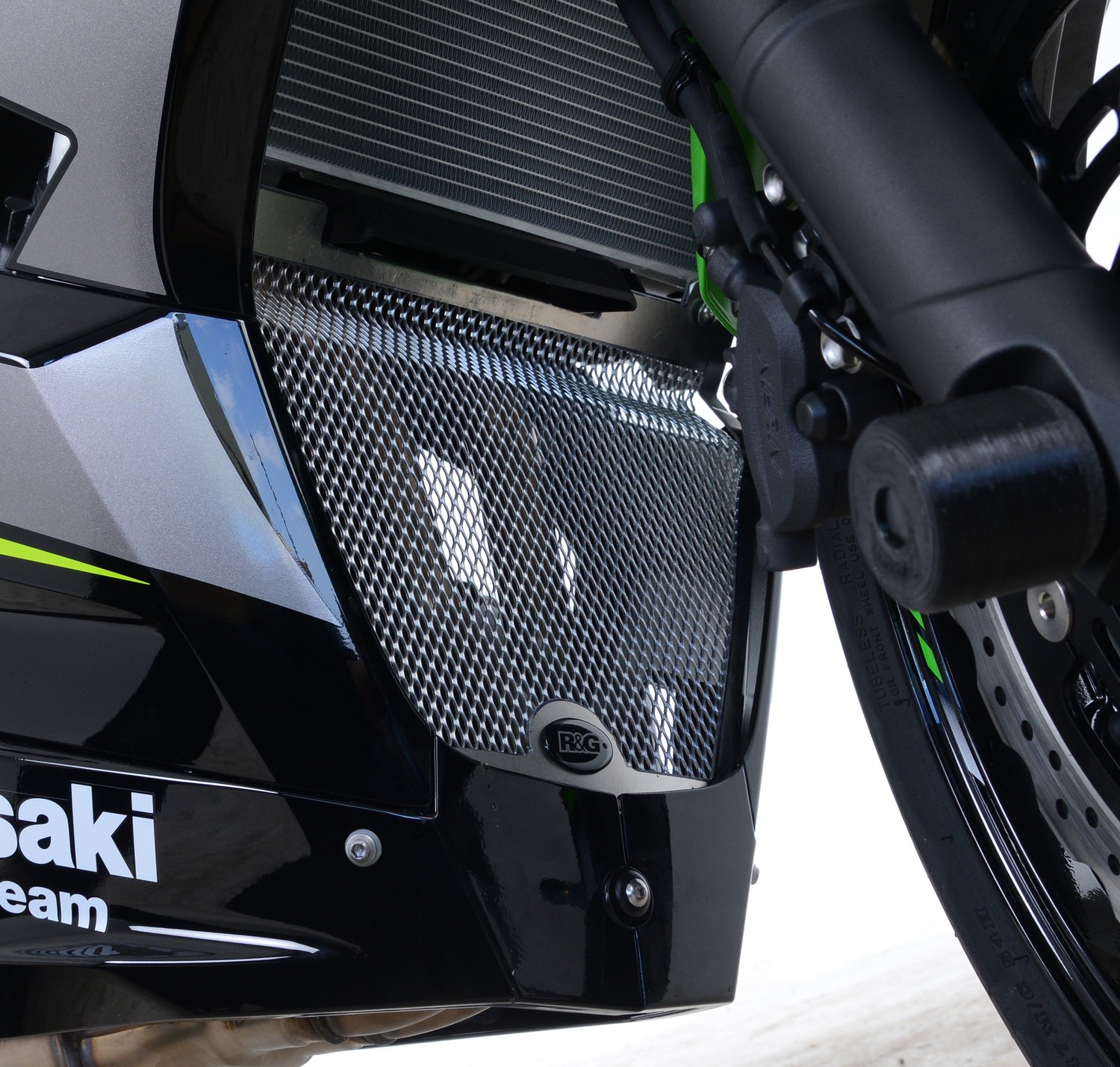 R&G Racing Downpipe Grille for Kawasaki Ninja 400 '18-'22, Ninja 250 '18-'21 R&G Racing Downpipe Grille for Kawasaki Ninja 400 '18-'22, Ninja 250 '18-'21
